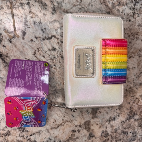 NWT ✨LISA FRANK Loungefly BUNDLE, bag and wallet with crossbody strap - Picture 6 of 10